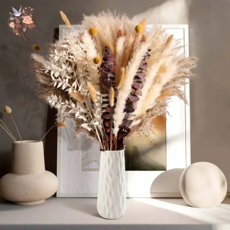 Natural pampas grass bouquet for decoration and gifts Prix Promo