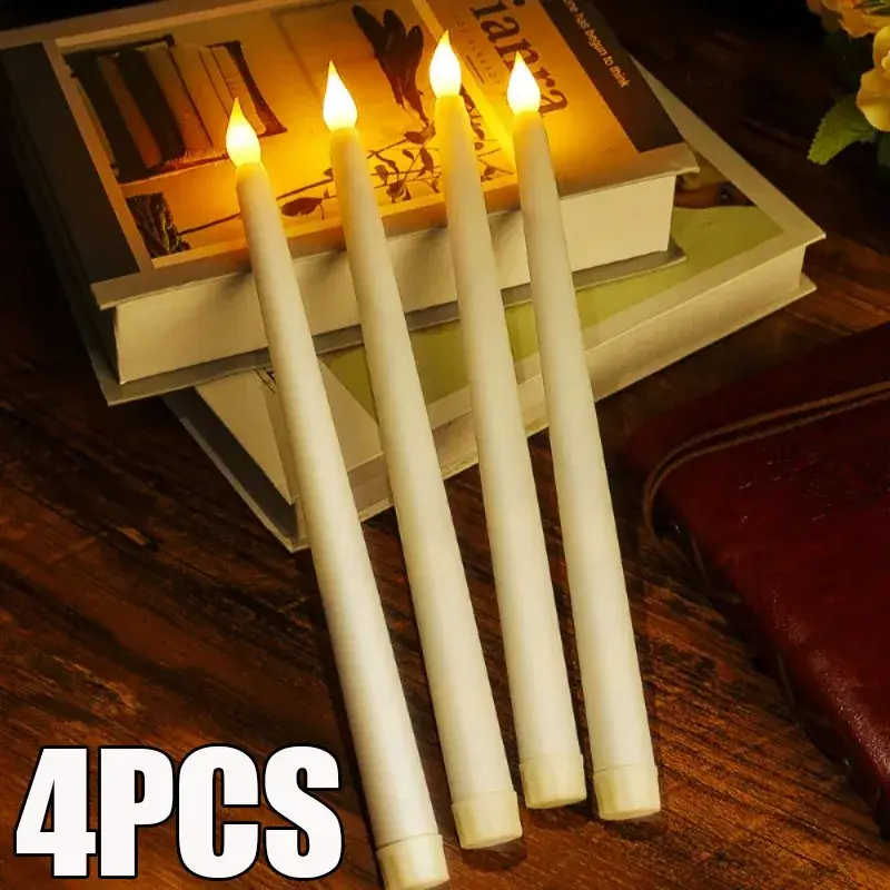 Set of flameless flickering led candles for christmas decoration Meilleur Prix