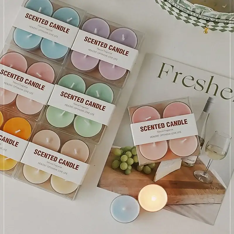 Set of 4 scented soy wax candles for decorations and events Must-Have