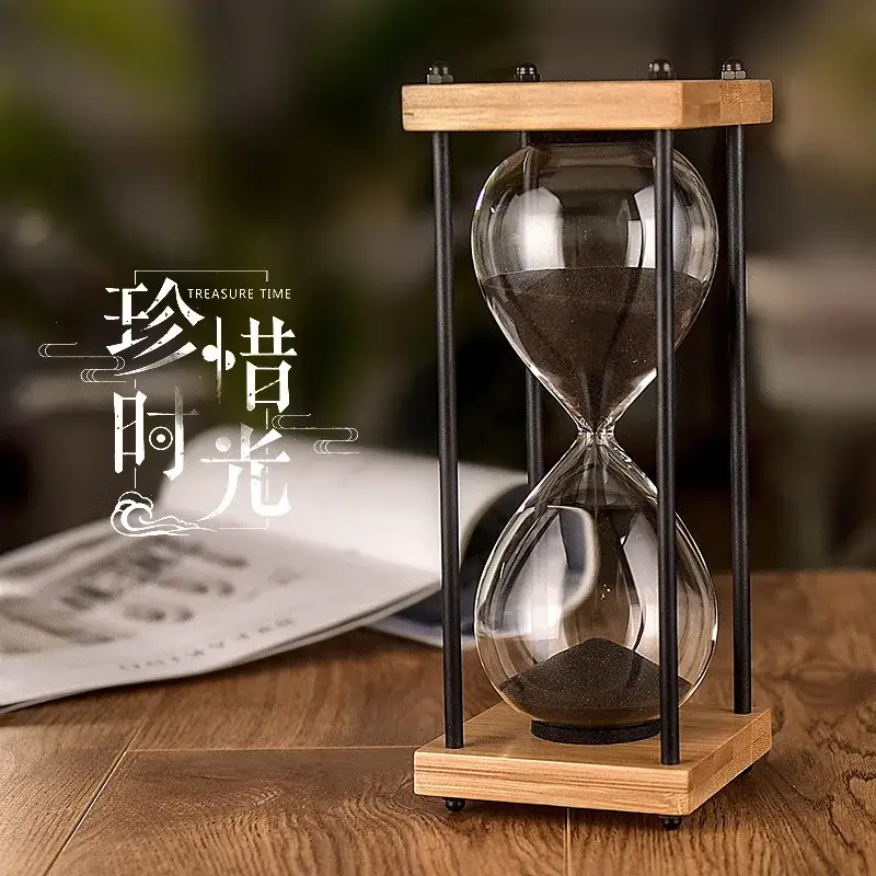 30 minutes retro style anti-fall glass sand timer for children Seulement Aujourd'hui