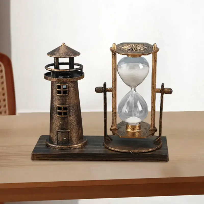 Decorative lighthouse sculpture for table and desk Paiement Sécurisé