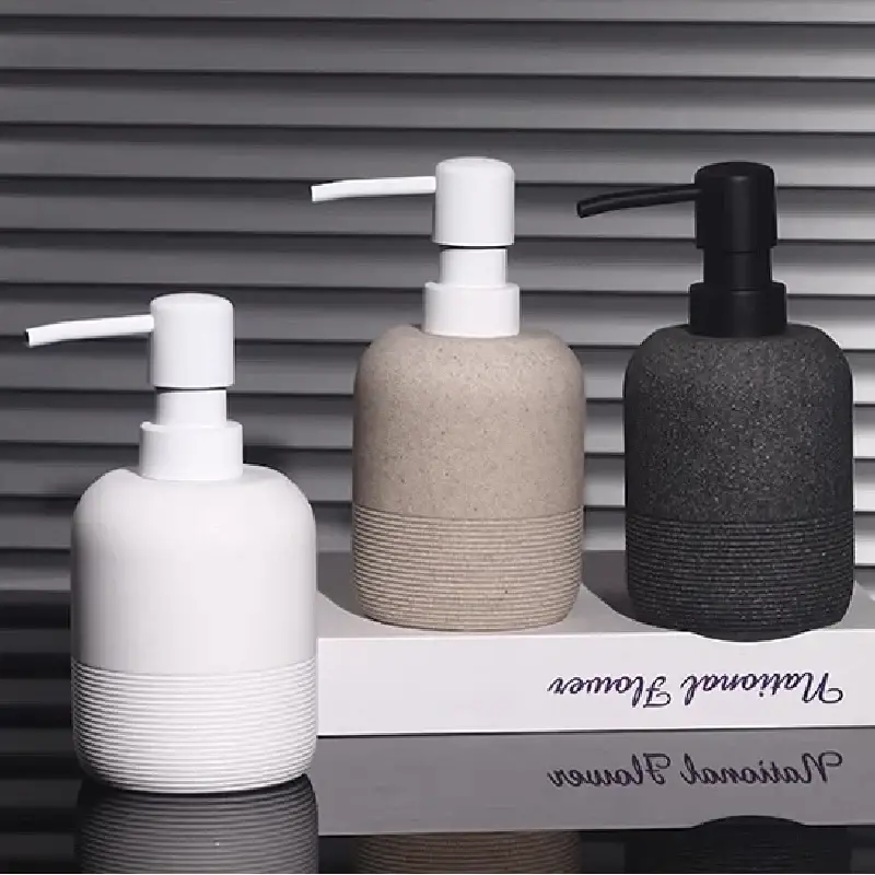 Luxury bathroom stoneware emulsion bottle Produit De Marque