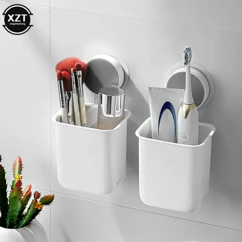 Wall-mounted toothbrush and tumbler holder waterproof practical org... Prix Choc