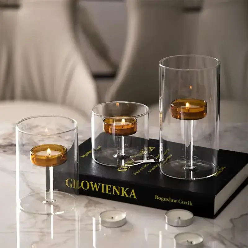 Retour Gratuit Luxury candle holder for romantic dinners, elegant and refined