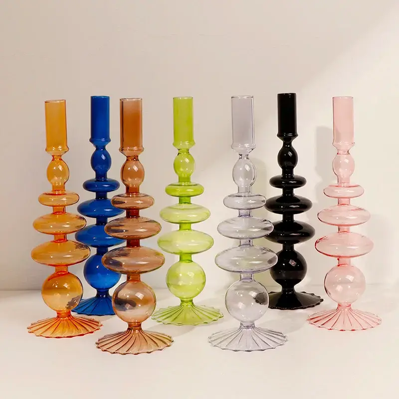 Dernier Modèle Romantic glass candle holders for weddings and home decor