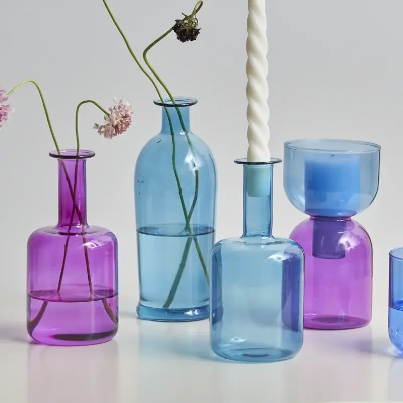 Glass candle holder for wedding and home decoration Remise