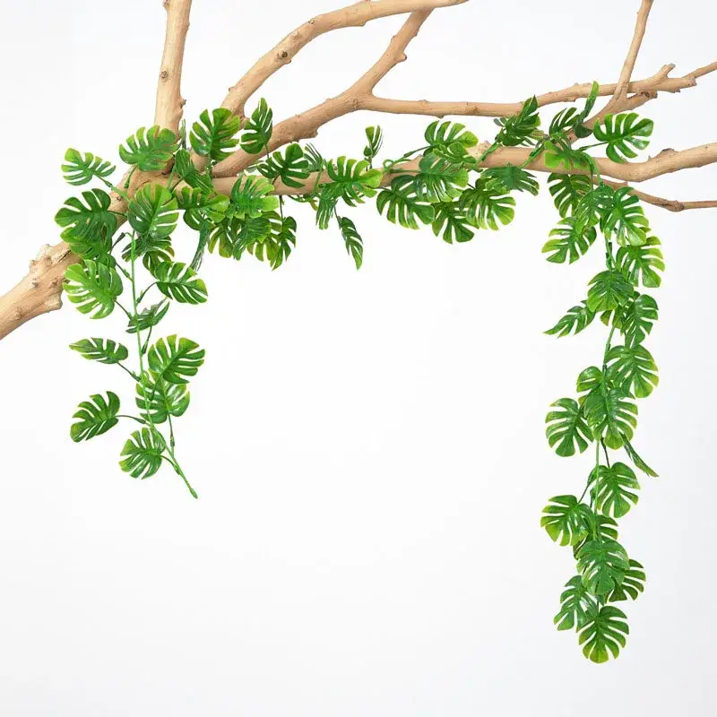 Artificial turtle leaf plant wall decoration flower wreath Offre Du Jour