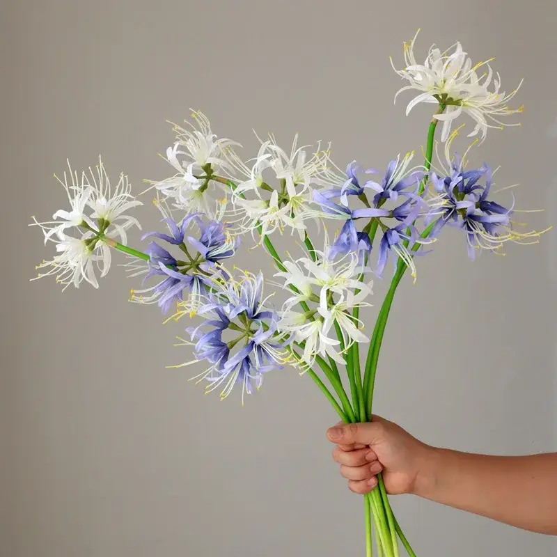 Jusqu'à Épuisement Des Stocks Artificial higanbana flower branch for wedding floral decoration