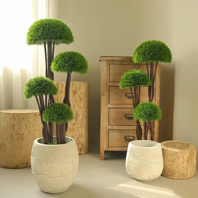 Artificial green bonsai tree in pot for indoor decoration Nouveauté