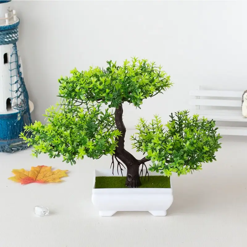 Decorative artificial bonsai plant in pot for zen garden Jusqu'à Épuisement Des Stocks