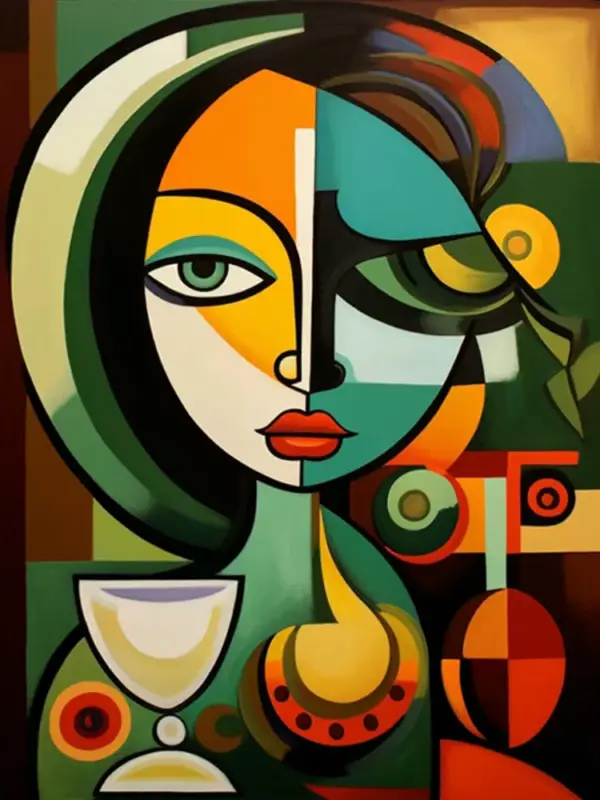 Nouvelle Collection Abstract woman picasso style diamond painting 5d embroidery kit