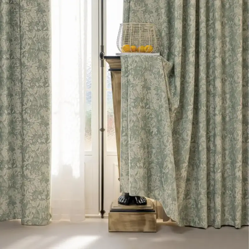Vente Directe European style floral blackout curtain for living room and bedroom