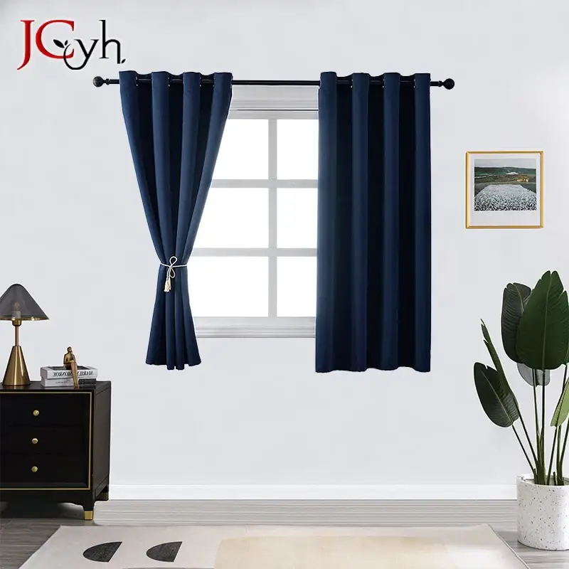 Modern short blackout curtain for living room and bedroom Haute Qualité