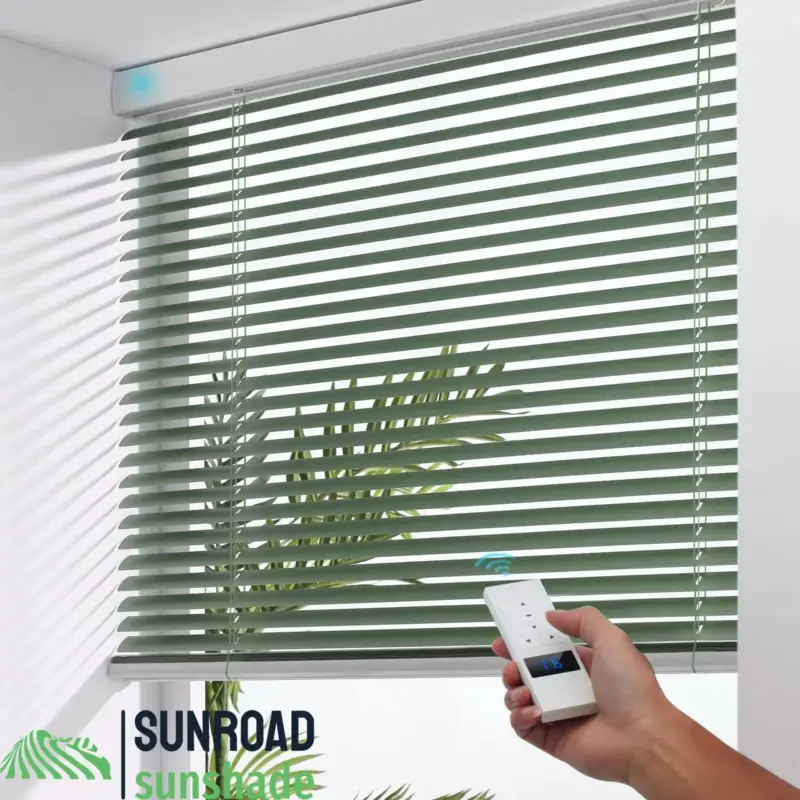 Produit De Marque Custom smart motorised venetian blind for living room