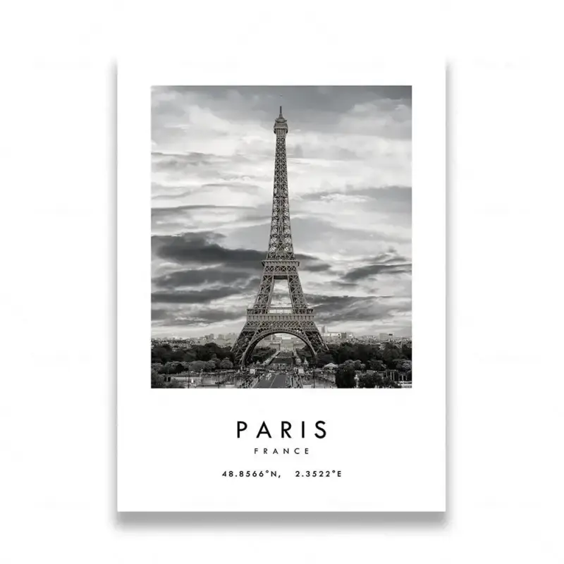 Black and white travel photography poster rome las vegas wall decor Authentique