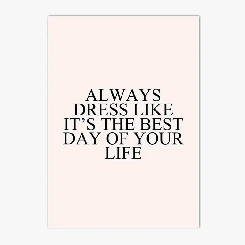 Nordic motivational quotes wall art home decor Livraison Express