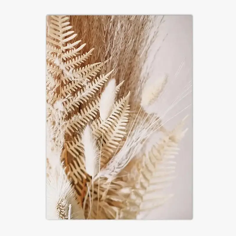 Reeds, birds and flowers nordic sand wall art Quantité Limitée