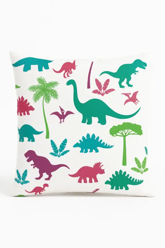 Cute dinosaur cushion cover for sofa, car or office Offre Limitée