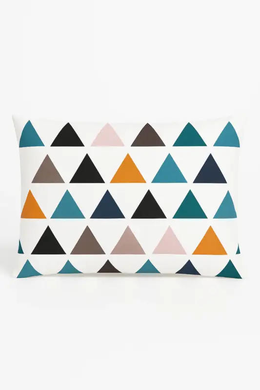 Colourful geometric nordic rectangular cushion cover 30x50 cm Solde