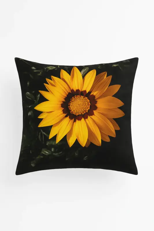 Decorative sunflower cushion cover for summer Pas Cher