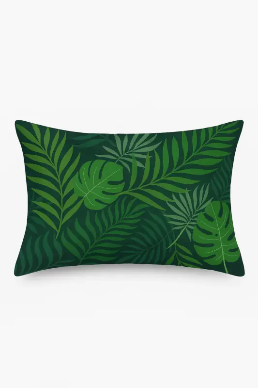 Achetez Aujourd'hui Decorative cushion cover green tropical motif 30 x 50 cm