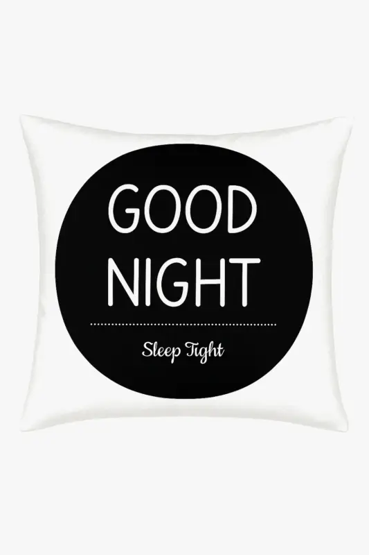 Elegant black and white geometric cushion cover Vente Directe