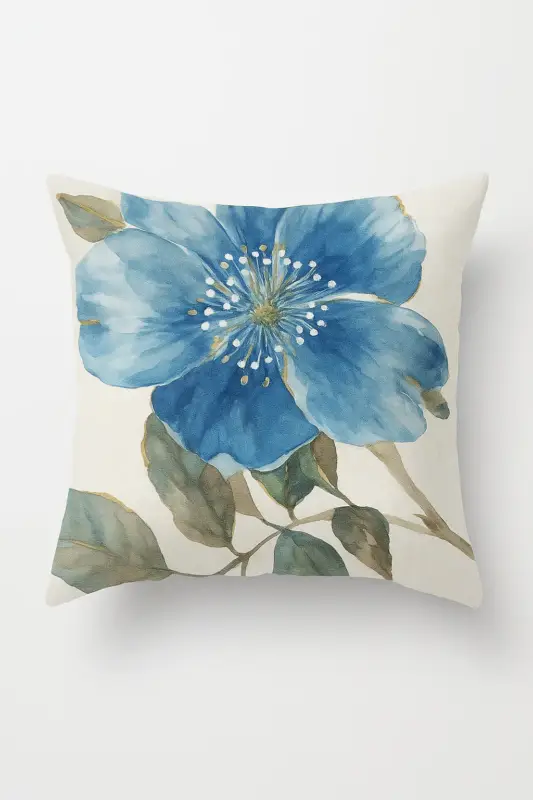 Meilleure Vente Floral ginkgo pattern cushion cover for sofa and bedroom
