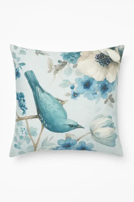 Floral ginkgo cushion cover for living room and bedroom Pas Cher