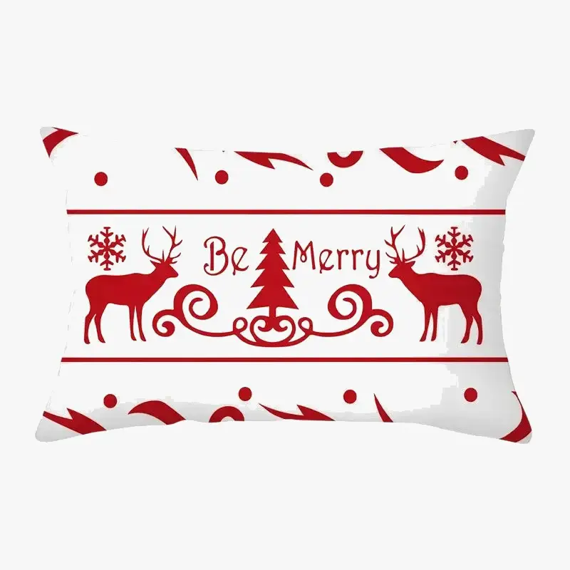 Offre Limitée Red christmas cushion cover for interior decoration