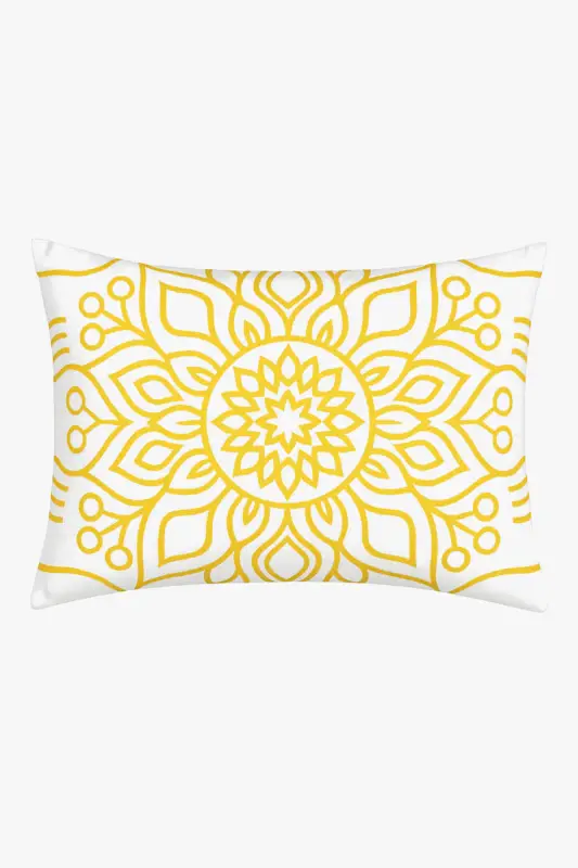 Housse de coussin rectangulaire motif mandala géométrique 30 x 50 cm Seulement Aujourd'hui