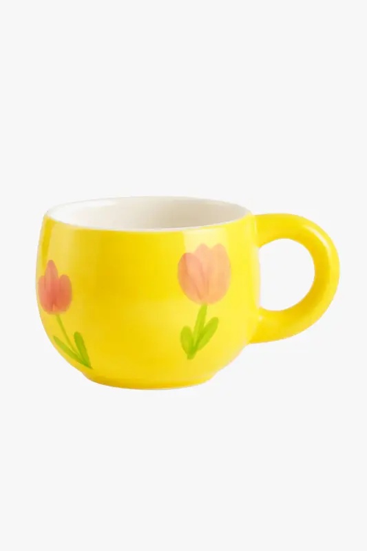 Ceramic mug with irregular pattern and cute korean style Achat Immédiat