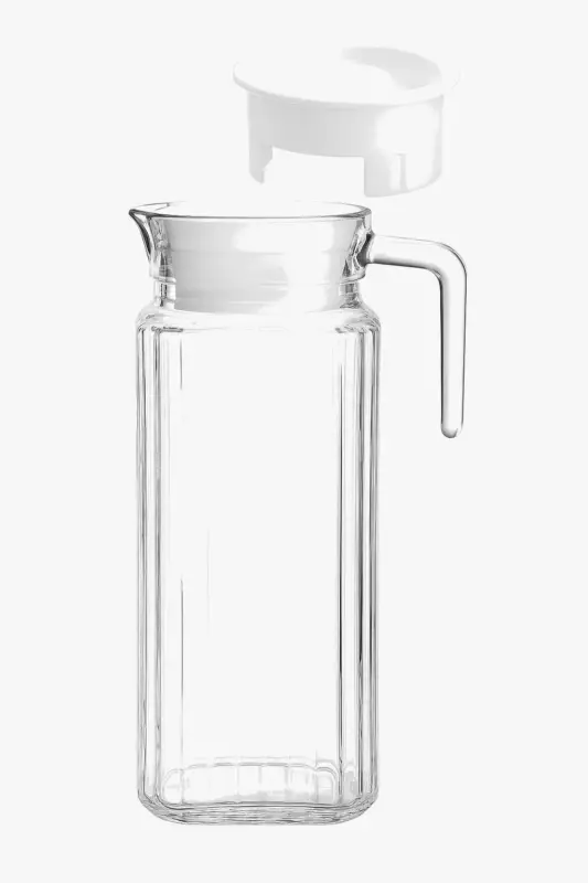 Glass carafe with lid for cold drinks Nouvelle Collection