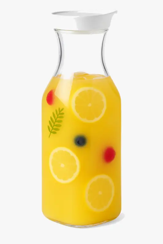 1.5l carafe with leak-proof flip lid, elegant design Satisfait Ou Remboursé