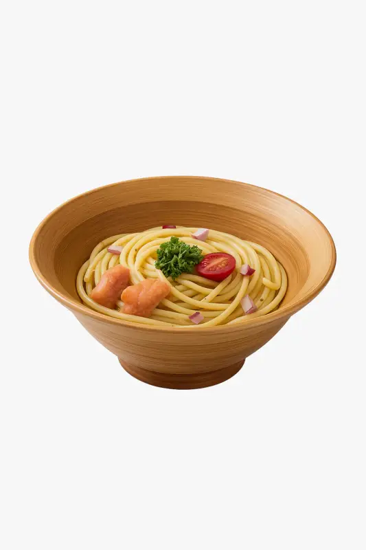 Japanese textured ceramic ramen bowl straw hat style Expédition Rapide