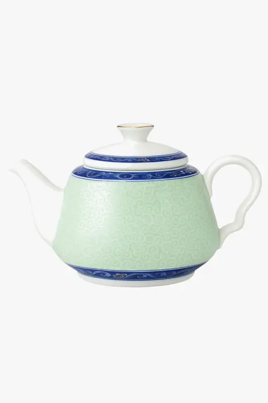 Traditional chinese porcelain teapot with artisan motifs, portable Nouveauté