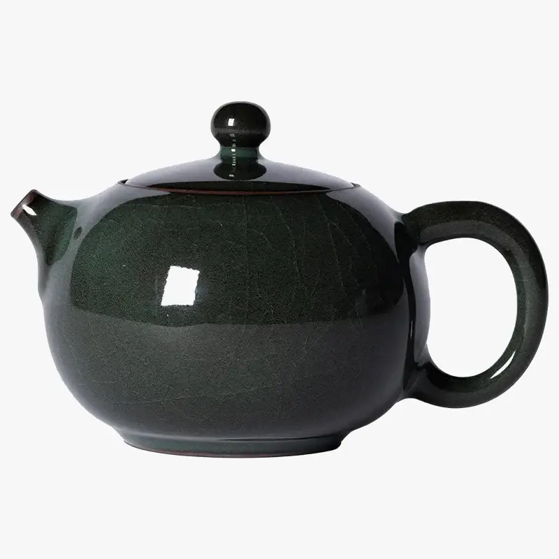 Artisan celadon crackle teapot 300ml longquan style luxury Bon Marché
