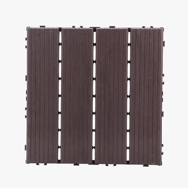 30×30 cm click-together outdoor floor tile wood effect Paiement Sécurisé