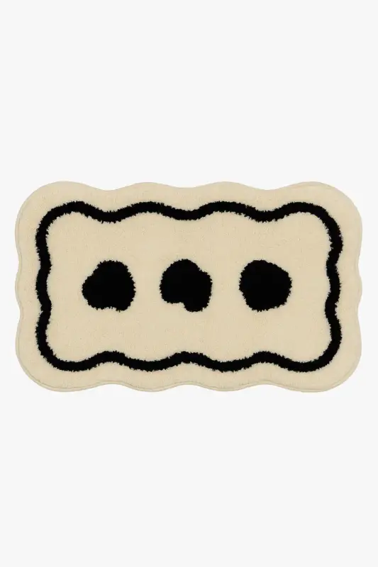 Top Vente Modern floral absorbent non-slip bath mat