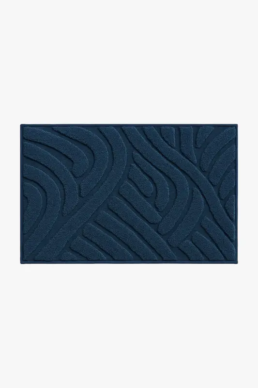 Paiement Sécurisé Thick microfibre bath mat with modern cartoon design