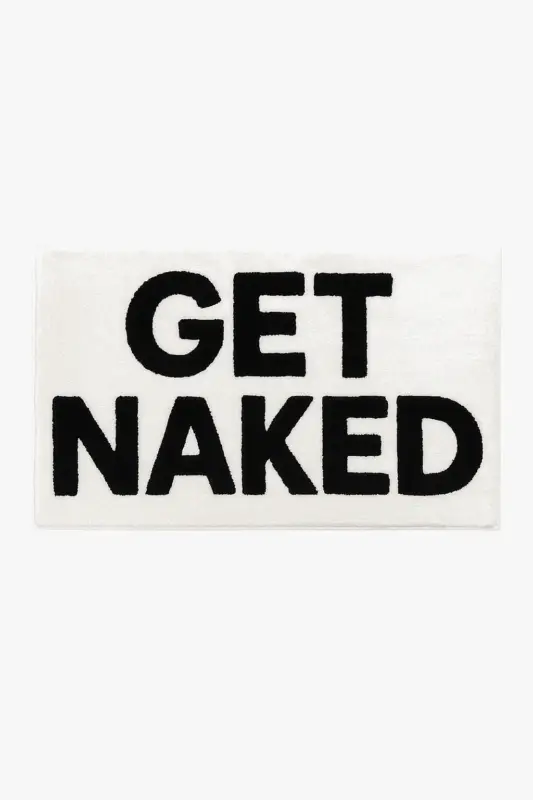 Get naked cartoon plush thick bath mat Solde