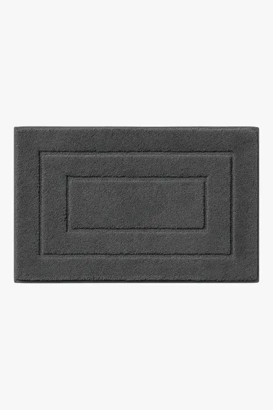 Velvet double border non-slip absorbent bath mat Prix Cassé