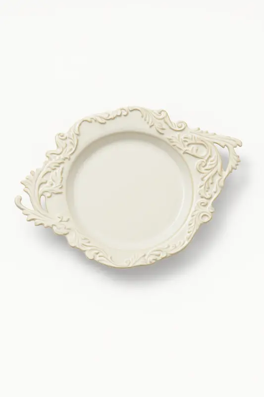 Jusqu'à Épuisement Des Stocks French retro ceramic plate for pasta and desserts luxury