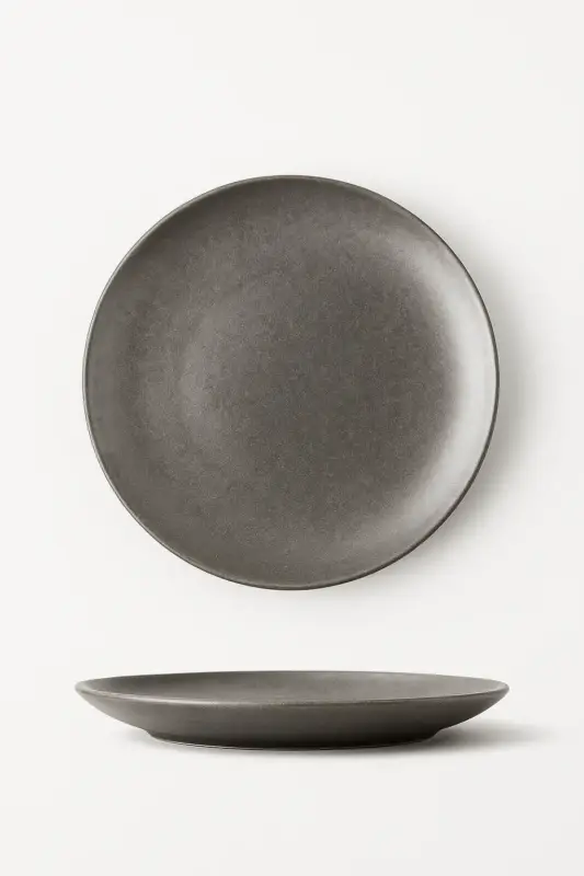 Vintage stainless steel dinner plate industrial style for camping Offre Exclusive