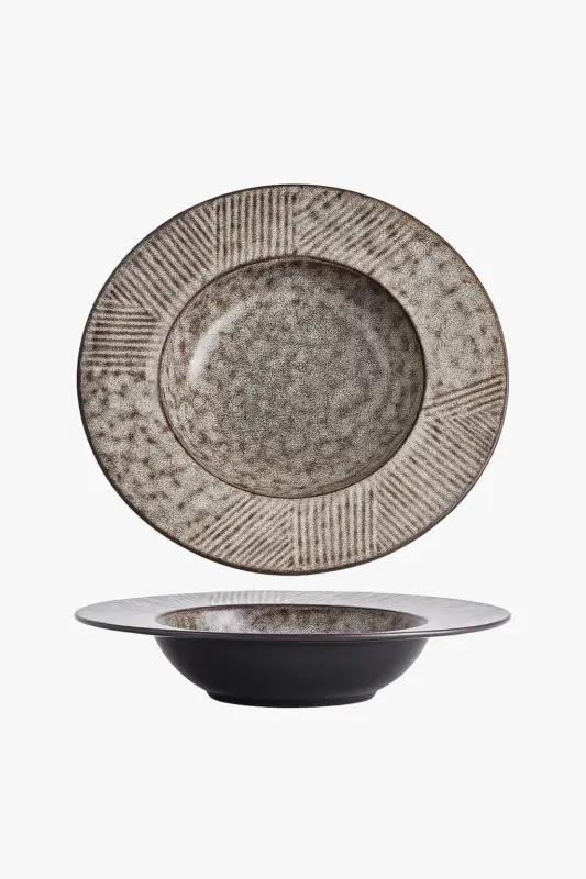 Prix Choc Assiette creuse ceramique style chapeau paille japonais kawaii