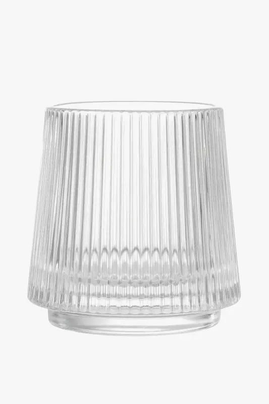 Meilleur Choix Elegant embossed old fashioned whisky glass