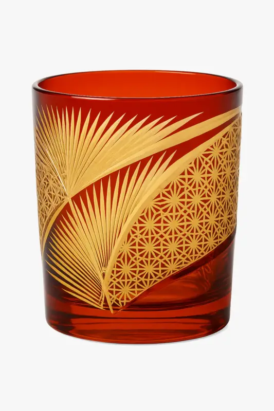 Prix Réduit Handmade edo kiriko whisky glass with engraved patterns