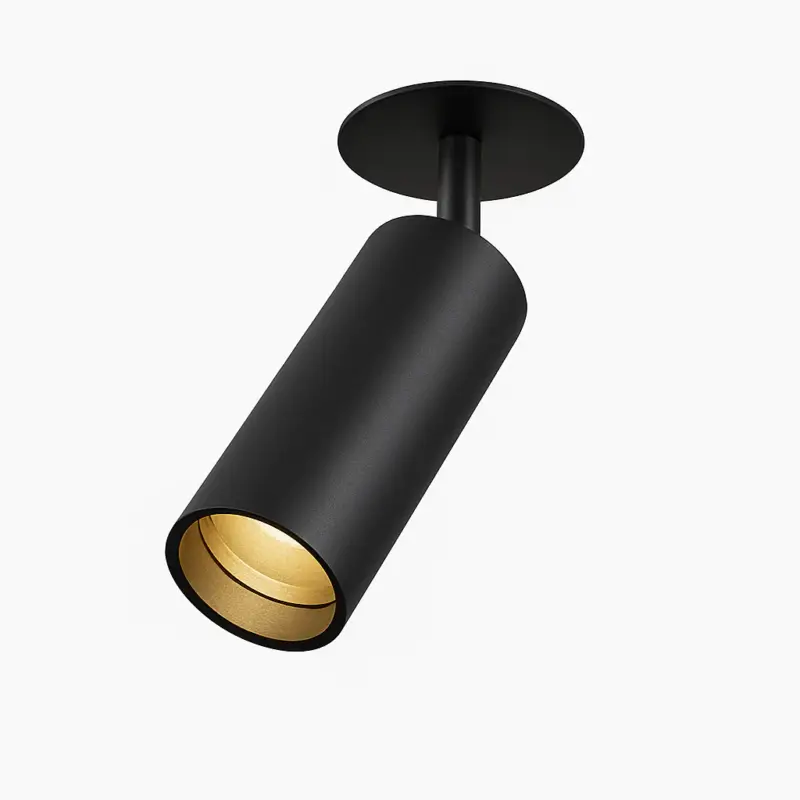 Directional tube led ceiling spotlight, white or black Retour Gratuit