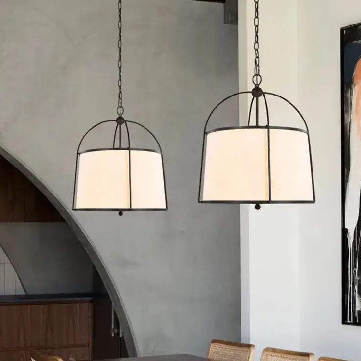 Japanese wabi-sabi gold/black pendant light Livraison Express
