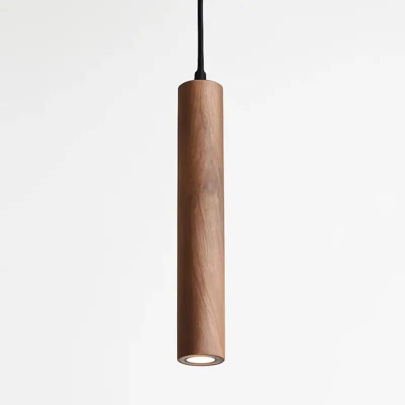 Modern wooden pendant light for dining room, restaurant, walnut bee... Prix Choc