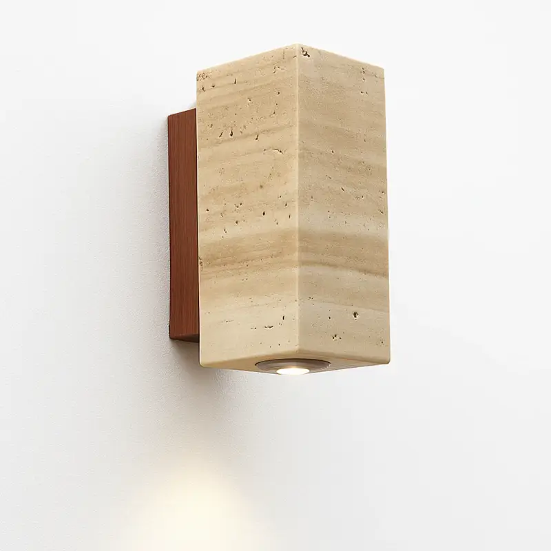 Offre Exclusive Wabi sabi yellow marble led wall lamp